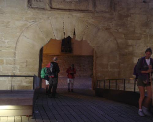 Sortie de Logroño par la vieille porte