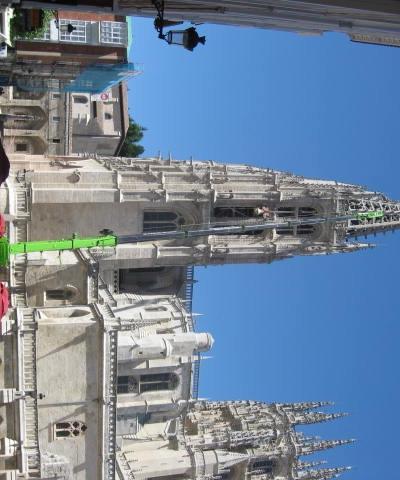 Remplacement d'une cloche à Burgos