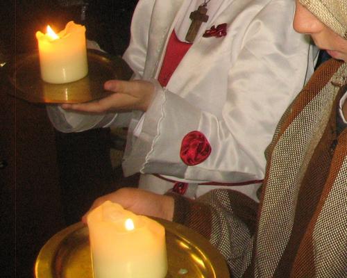 Les enfants de l'ACE ont participé à la procession des offrandes