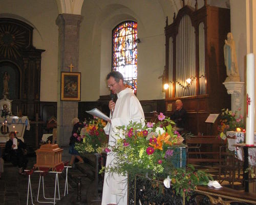 Retour dans l'église St Amand d'Hergnies