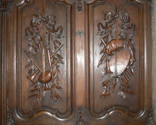 boiserie du choeur, hommage à Josquin des Pres