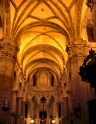 Voute de l'abbatiale du Cateau