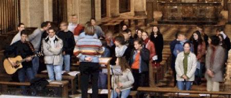 Répétition de Chant à l'abbatiale
