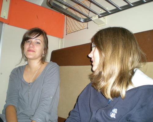 dans le train