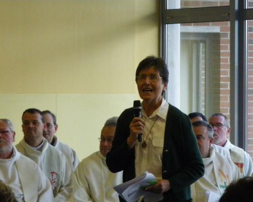A l'occasion de l'engagement définitif de Marie Jamet dans la congrégation des soeurs de Notre Dame du Cénacle