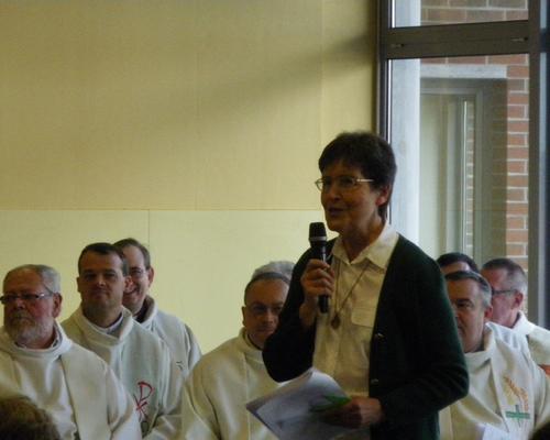 A l'occasion de l'engagement définitif de Marie Jamet dans la congrégation des soeurs de Notre Dame du Cénacle