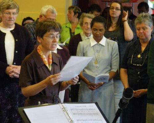 A l'occasion de l'engagement définitif de Marie Jamet dans la congrégation des soeurs de Notre Dame du Cénacle