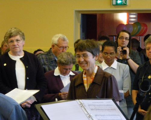 A l'occasion de l'engagement définitif de Marie Jamet dans la congrégation des soeurs de Notre Dame du Cénacle