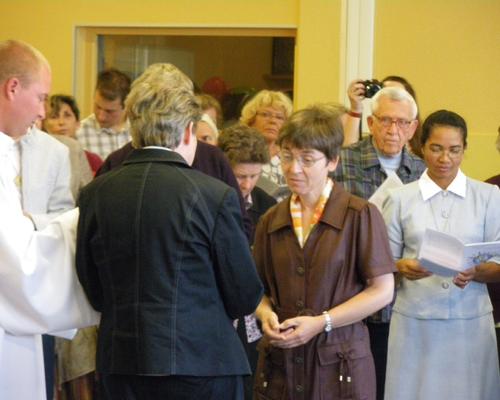 A l'occasion de l'engagement définitif de Marie Jamet dans la congrégation des soeurs de Notre Dame du Cénacle