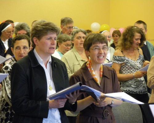 A l'occasion de l'engagement définitif de Marie Jamet dans la congrégation des soeurs de Notre Dame du Cénacle