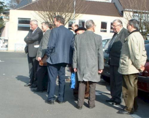accueil sur le parking