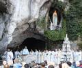 Lourdes août 2010 : messe à la grotte