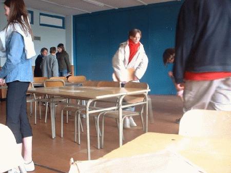 ranger les chaises