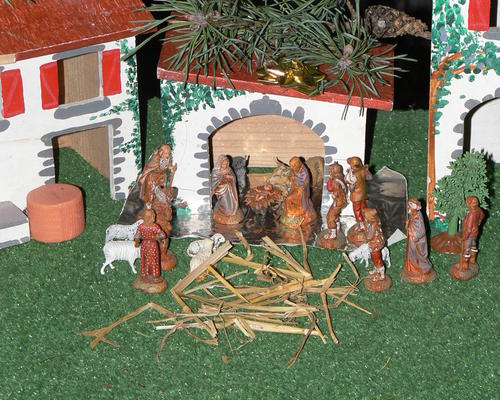 nativité à la ferme