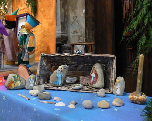 crèche galets