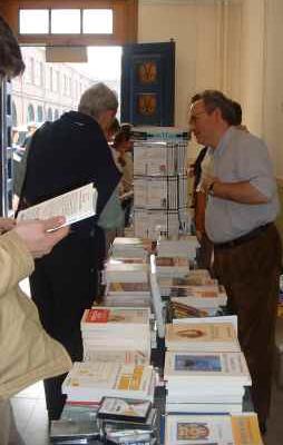 le stand de presse