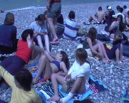 Sur la plage
