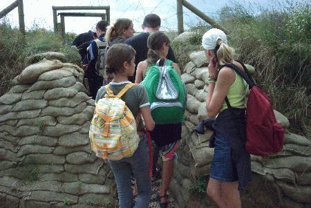 visite des tranchées !