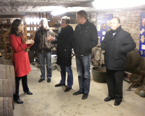 visite de la brasserie "la Choulette".