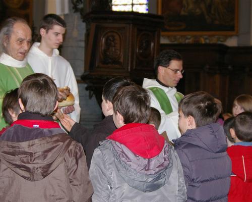 Guy Gilbert et les enfant
