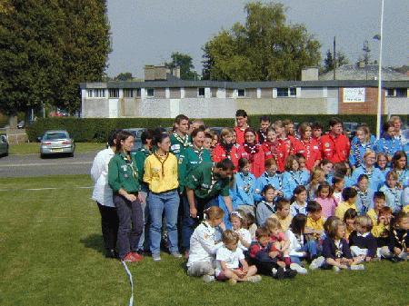 le groupe des garçons et des filles