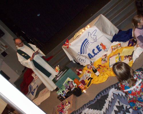 L'aumonier national de l'ACE a célébré la messe