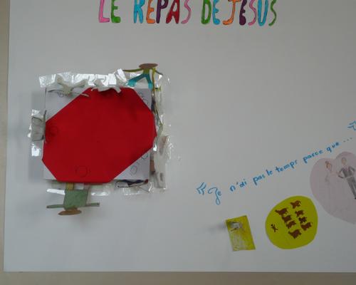 Affiche réalisé par les jeunes.