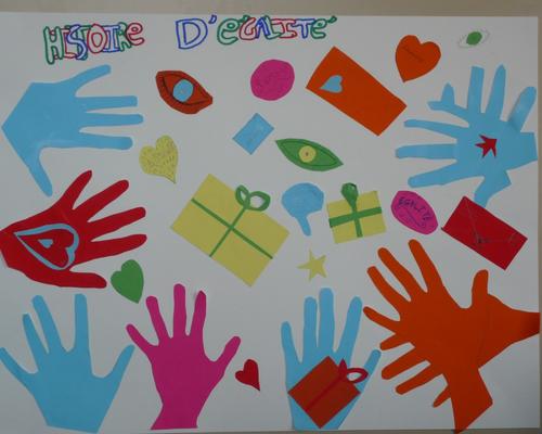 Affiche réalisé par les jeunes.