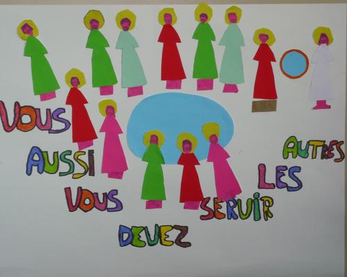 Affiche réalisé par les jeunes.