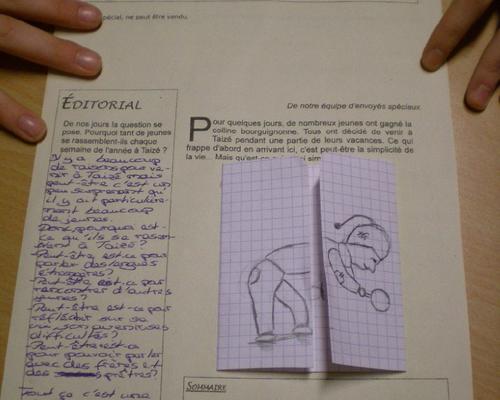 confection d'un journal 