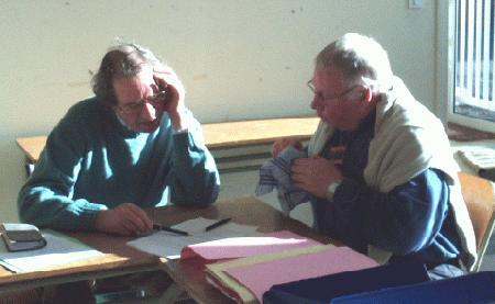 Gérard et Daniel en réflexion