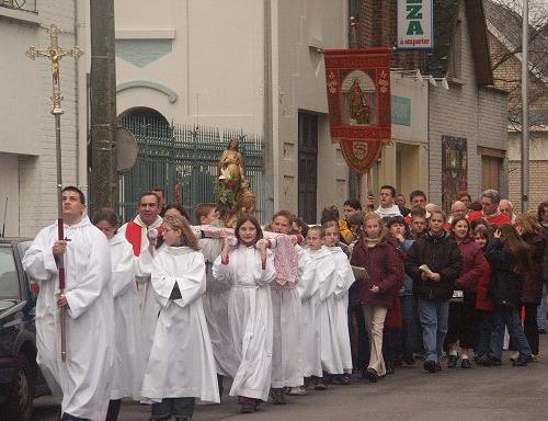 Ste Maxellende et sa bannière