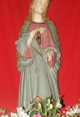Ste Maxellende décorée dans la chapelle