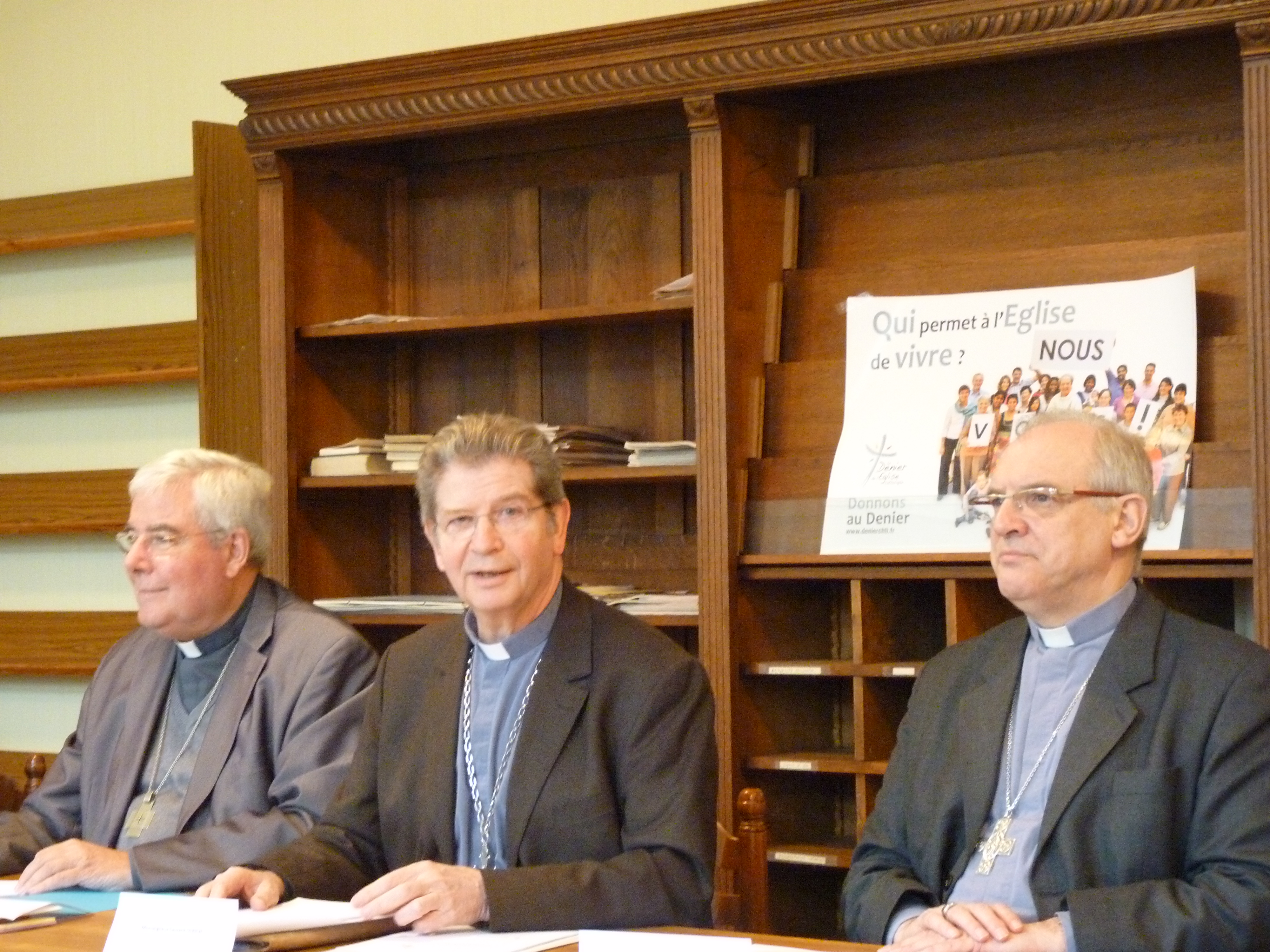 Mgr Garnier, Mgr Ulrich, Mgr Jaeger