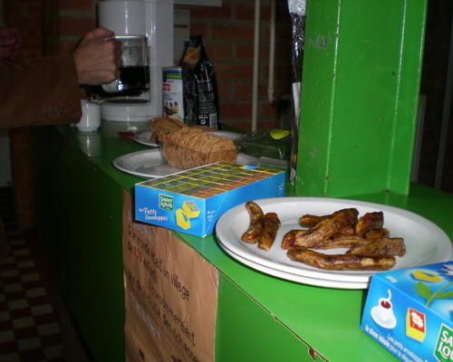 dégustation de bananes séchées