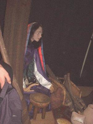 Sarah sous sa tente