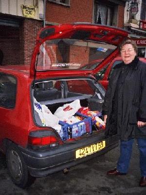 La voiture se remplit !