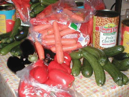 Voilà les légumes