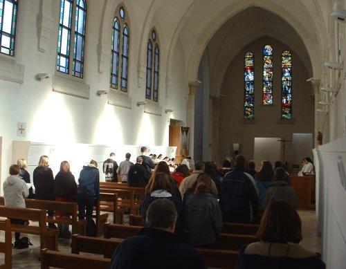 prière à la chapelle