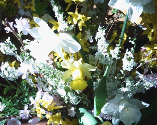 joli les bouquets composés sur place !