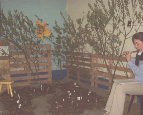 Le jardin avec Stéphanie