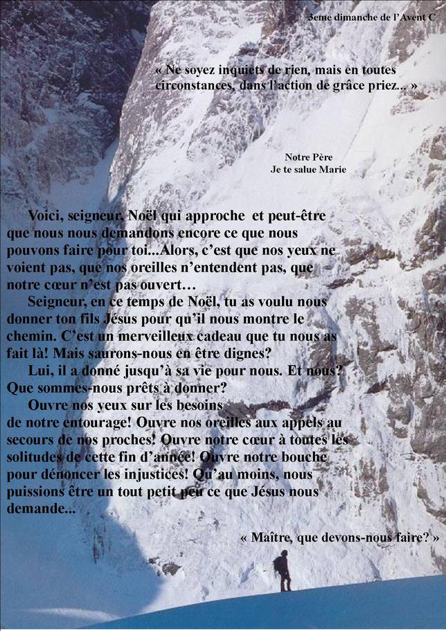 3&egrave;me Avent C