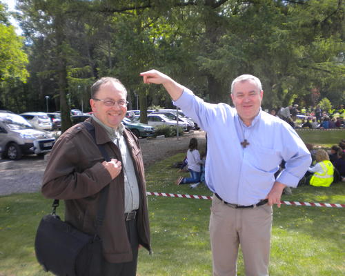 les Abbés Michel Masclet et Pascal Romefort