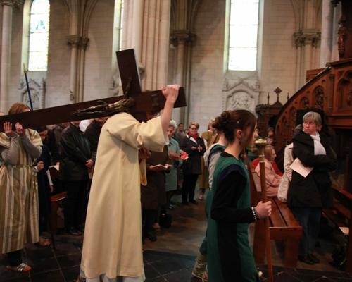 Mise en scène de la Passion - Ste Maxellende en C.