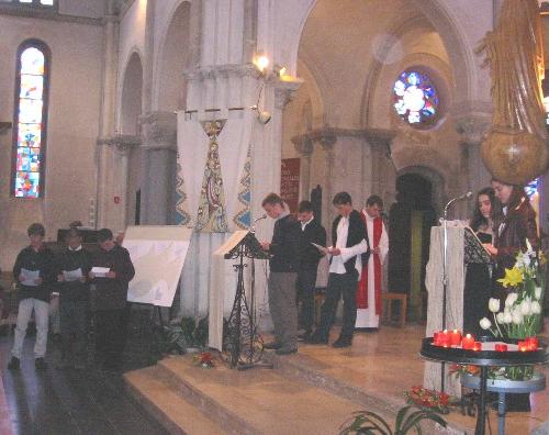 Dans le choeur