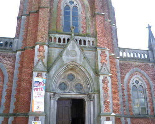 Eglise Saint Etienne, paroisse Sainte Claire en Avesnois.
