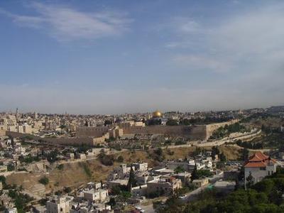 vue sur Jérusalem de la Maison d'Abraham