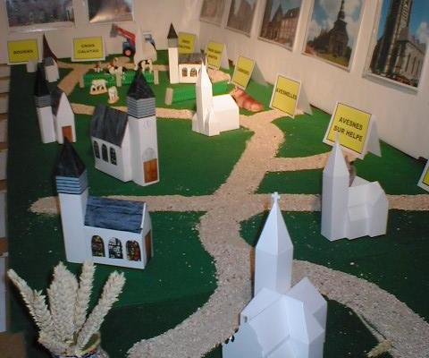 Maquette retraçant le parcours de l'abbé Frappart
