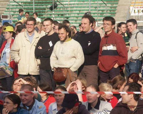 jeunes souriants