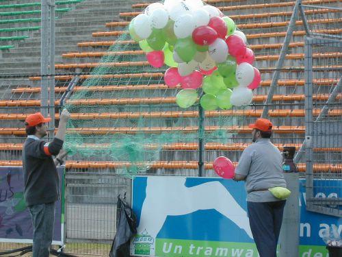 installation des ballons